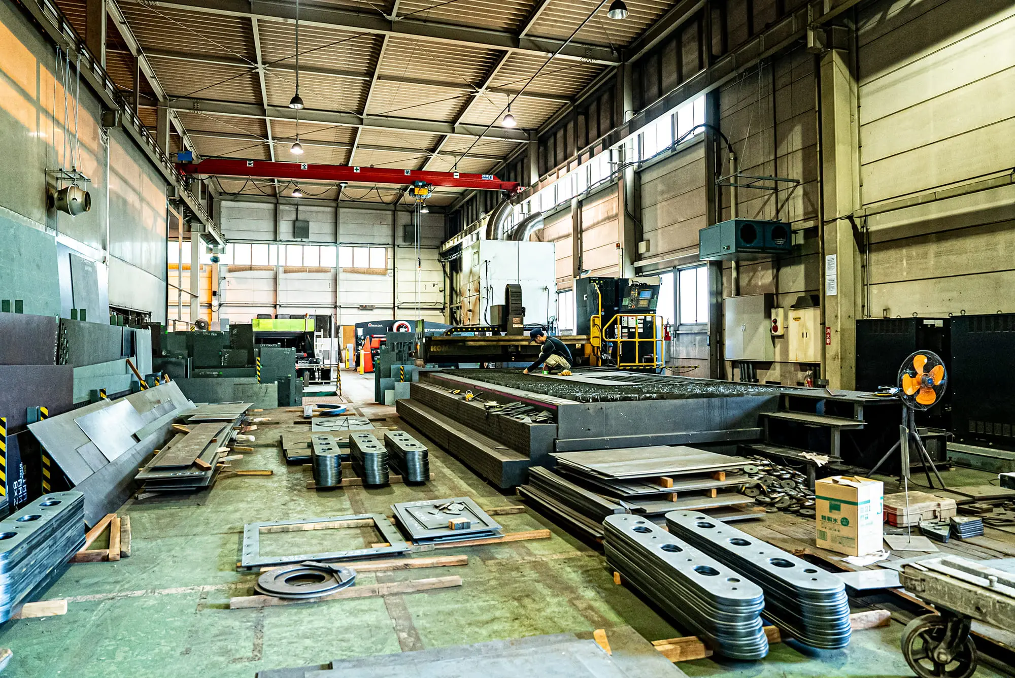 自社完結にて製造のイメージ