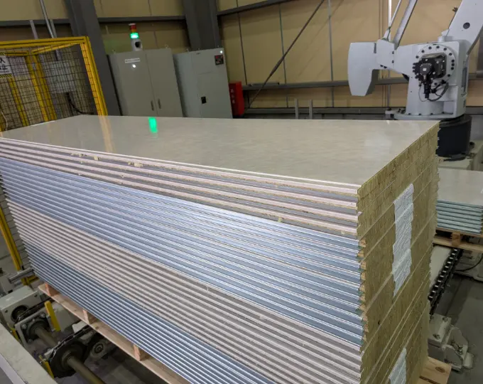 船舶向け遮音壁パネルの画像